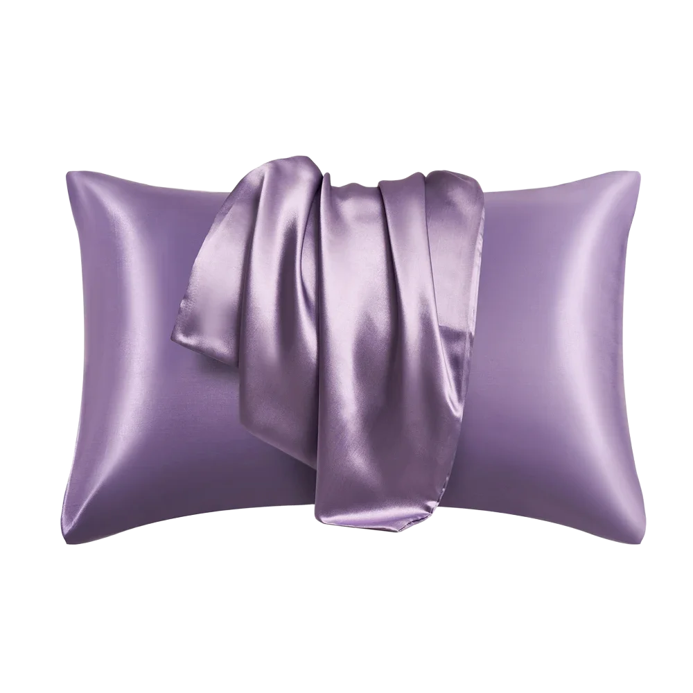100% Silk Pillowcase Pillow Cover Silky Satin Hair Beauty Pillowcase Comfortable Pillow Case Home Decor Pillow Covers.