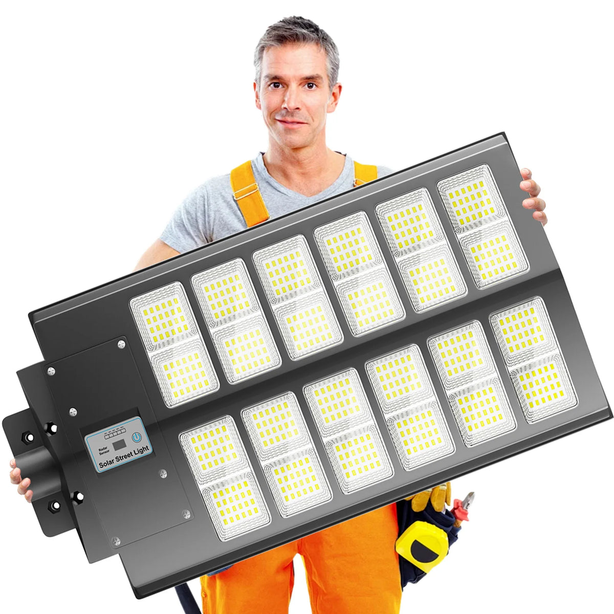 Solar LED Flood Light With Motion Sensor Remote Control