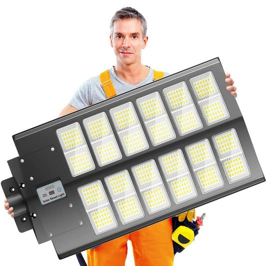 Solar LED Flood Light With Motion Sensor Remote Control