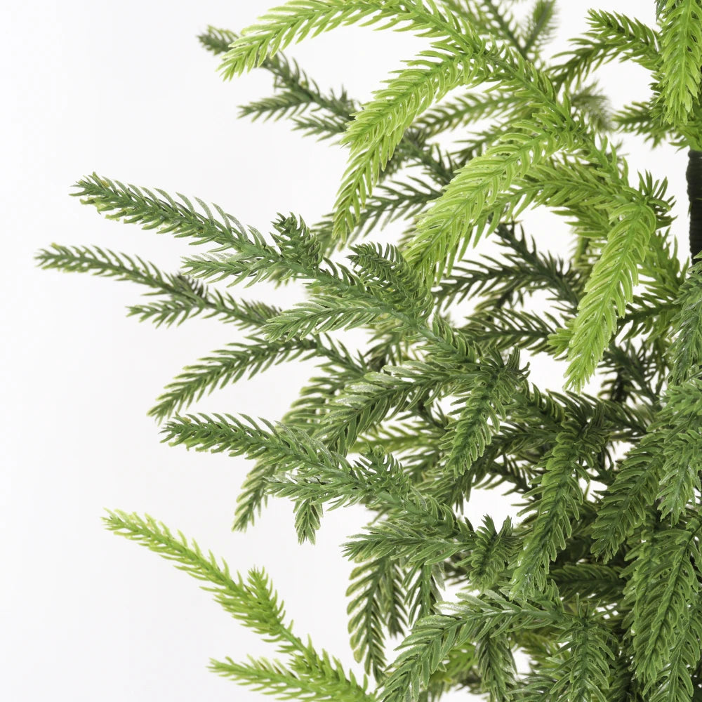 Artificial Real Touch Pine Tree In Decorative Pot Set