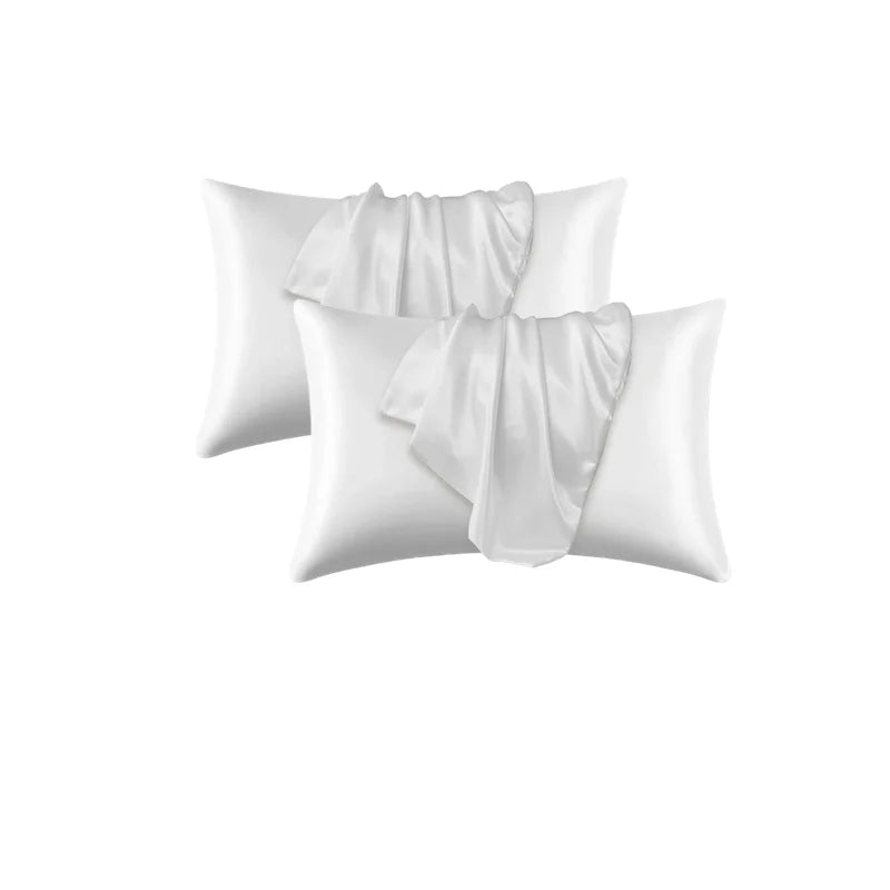 100% Silk Pillowcase Pillow Cover Silky Satin Hair Beauty Pillowcase Comfortable Pillow Case Home Decor Pillow Covers.