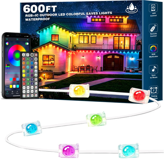 AILBTON Permanent Outdoor Smart Eaves Lights With Music Sync