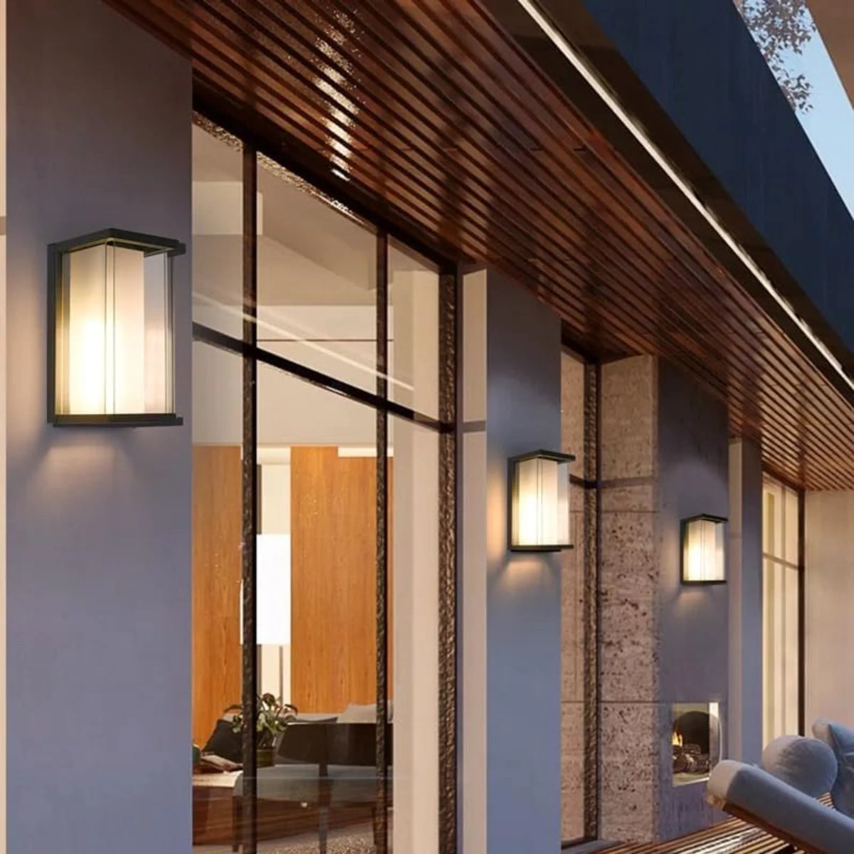 Dusk To Dawn Outdoor Sconce With Automatic Night Sensor