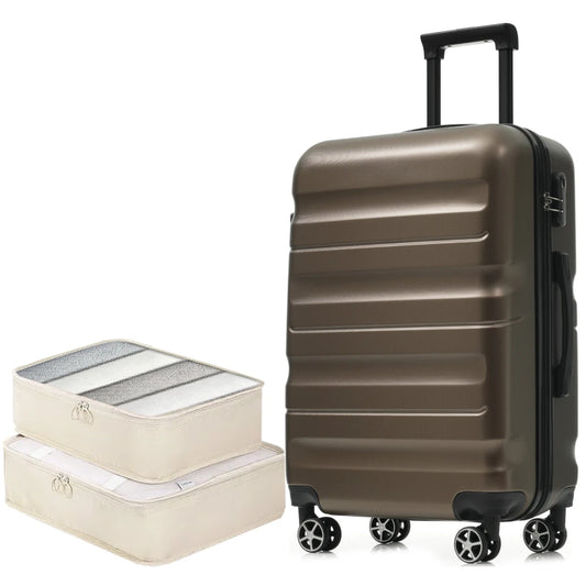 Hardshell ABS Luggage With Spinner Wheels And Packing Cubes