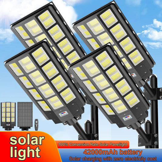Solar LED Street Lights With Motion Sensor And Remote Control