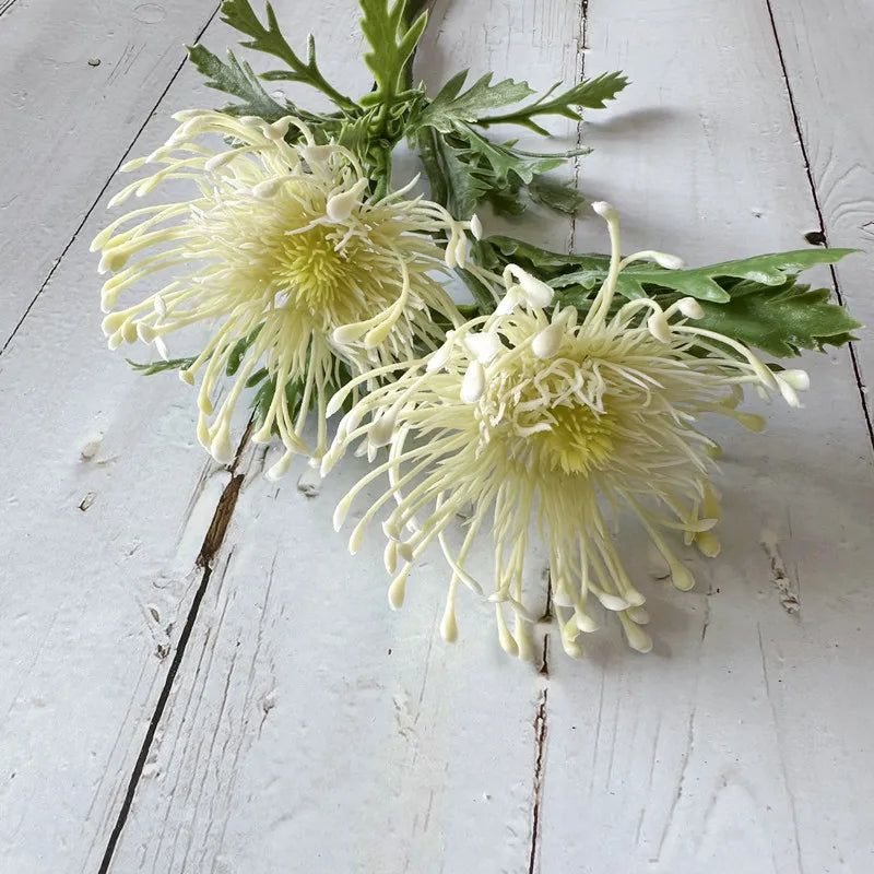 Lifelike Artificial Large Spider Chrysanthemum Flower Home Room Decor Fake Flower For Wedding Christmas Easter Tabel Floral