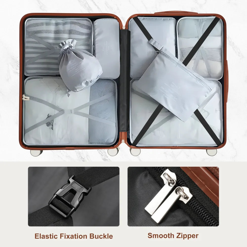 Hardside Luggage Set With TSA Lock And Travel Duffel