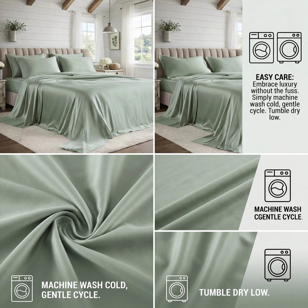 Reversible Microfiber Comforter Set With Soft All Season Bedding