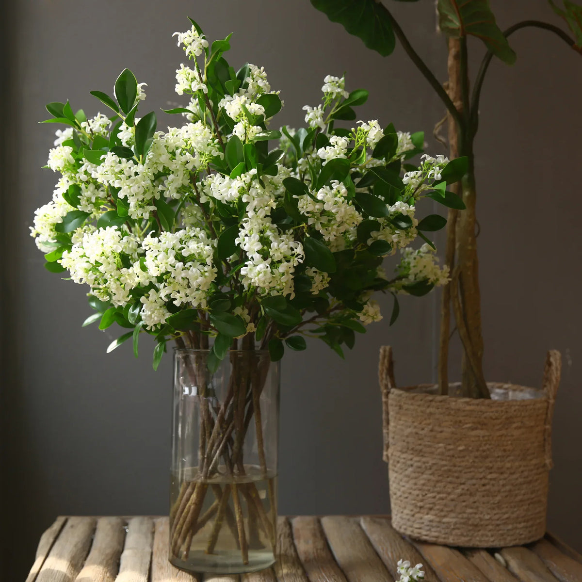 72cm Artificial Murraya Branch Flowers Fake Flowers Home Wedding Decoration Living Room Ornaments Flowers Home Decoration