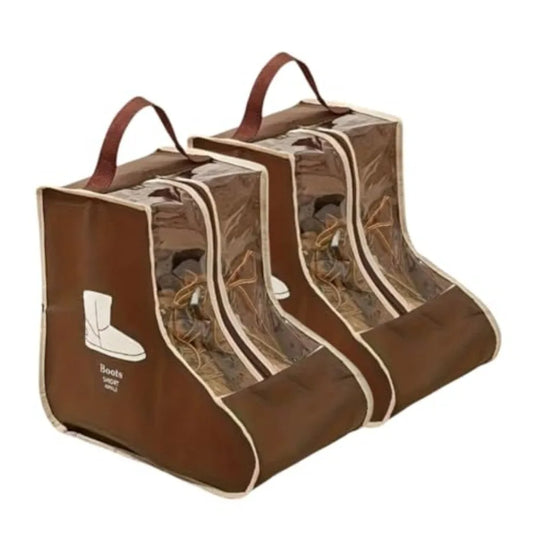 Portable Boot Storage Bags With Clear Window Waterproof Organizer