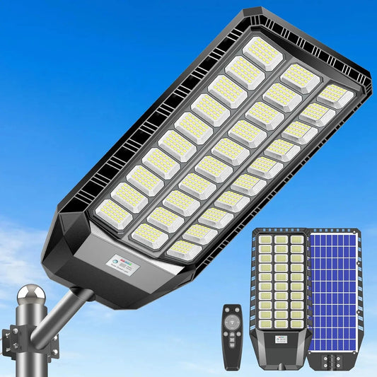 Solar Motion Sensor Security Light With Dusk To Dawn Lighting