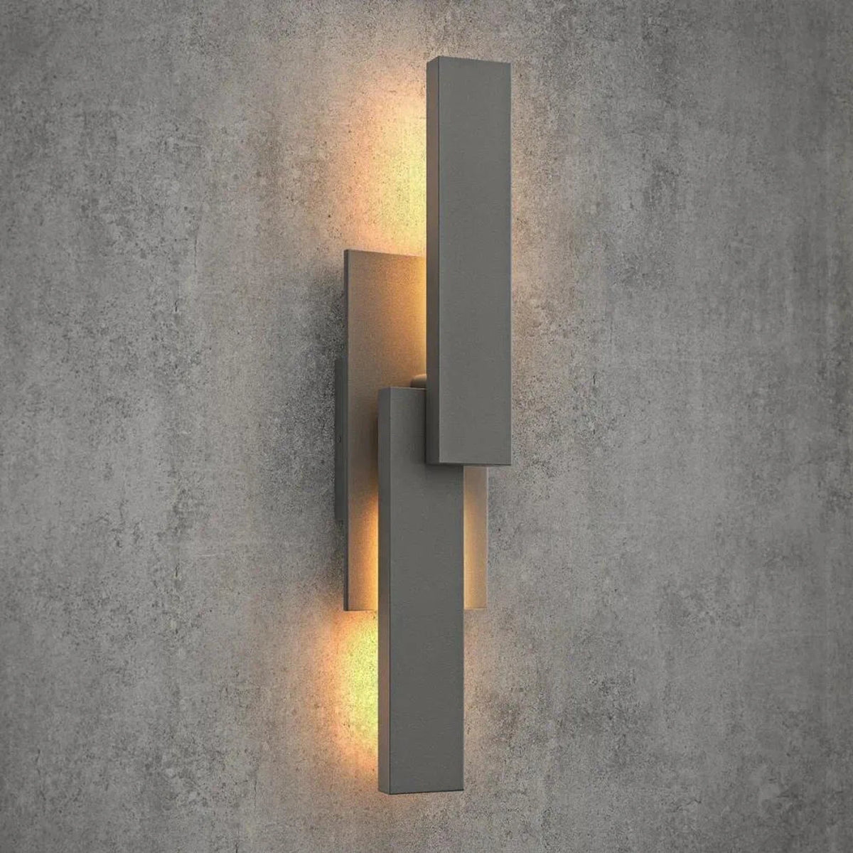 Dimmable LED Smart Outdoor Aluminum Wall Light Fixture