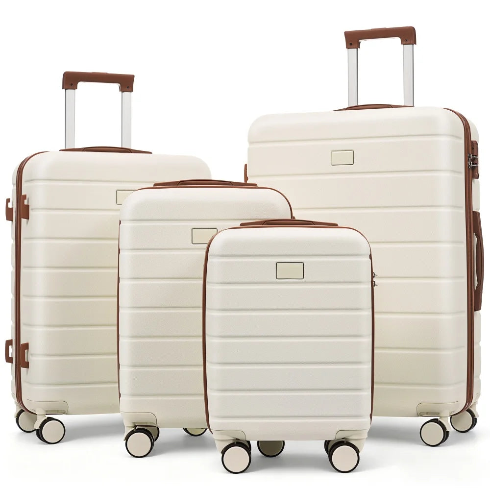 Hardside Luggage Set With TSA Lock And Travel Duffel