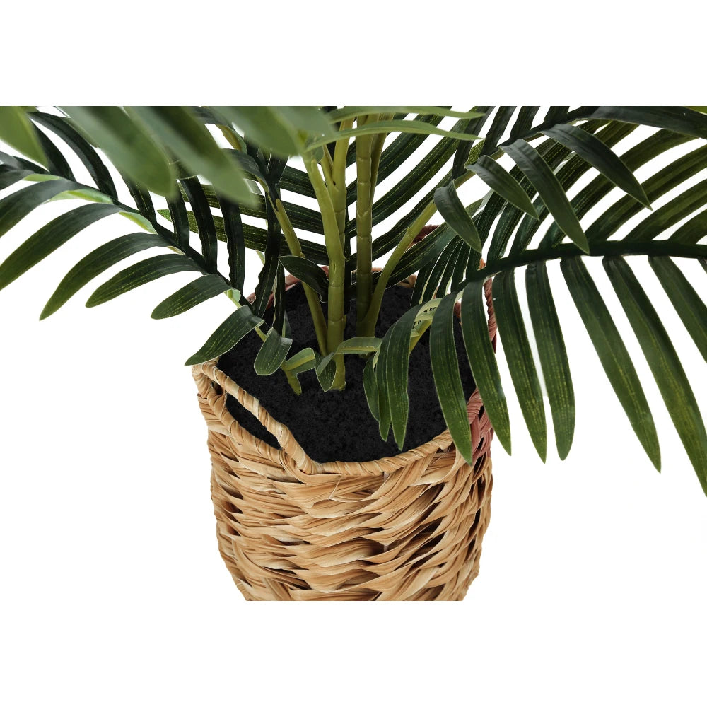Artificial Palm Plant Faux Real Touch Potted Indoor Home Decor