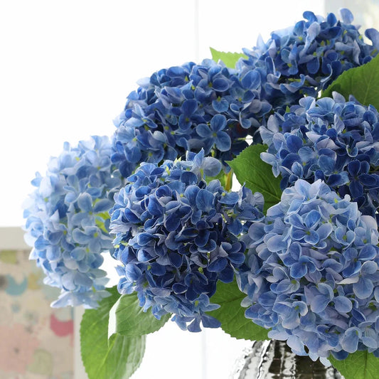 58CM Beautiful Hydrangea Bouquet Artificial Silk Flowers for Home Wedding Party Living Room Decoration Accessories
