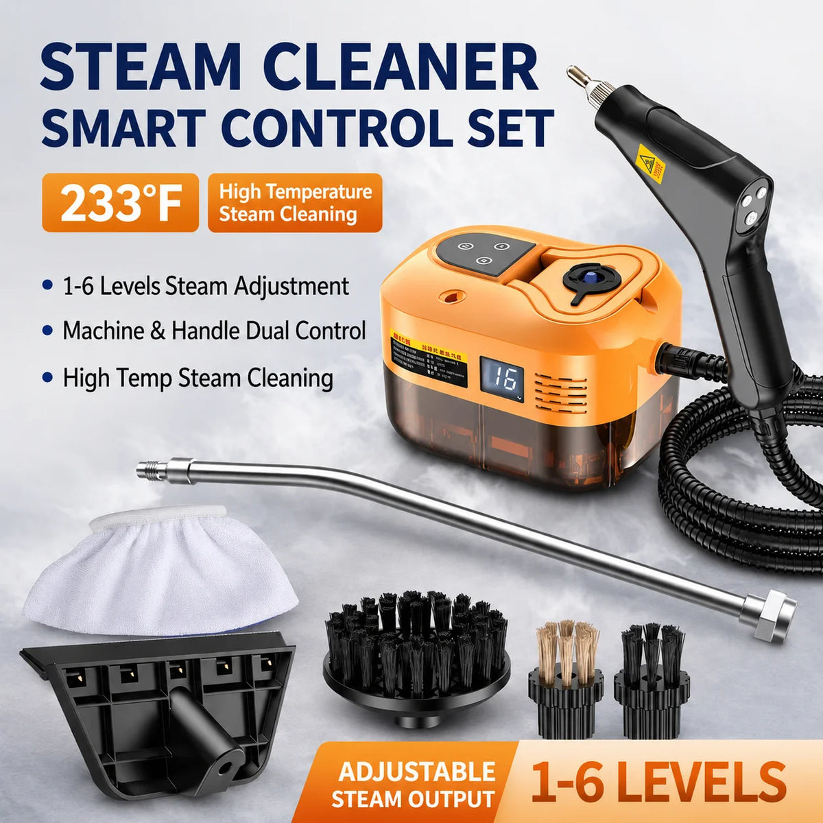 Handheld High Pressure Steam Cleaner For Home And Car