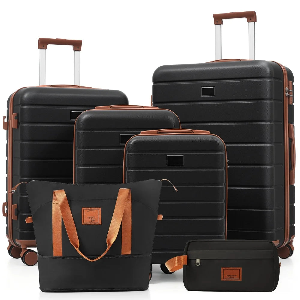 Hardside Luggage Set With TSA Lock And Travel Duffel