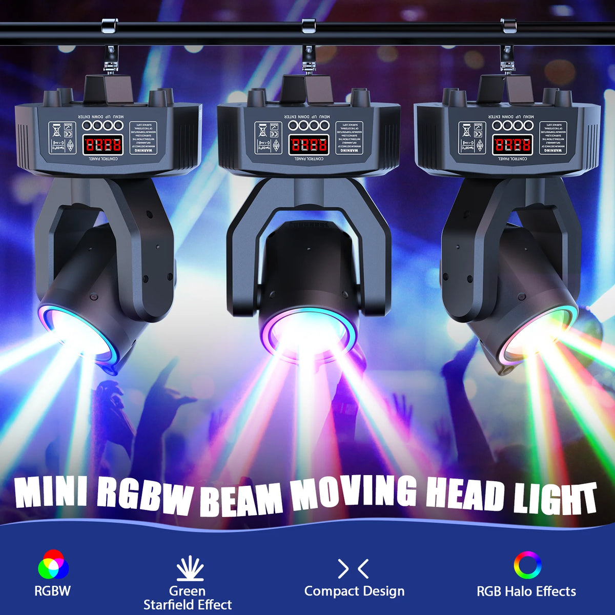 U'King LED Moving Head Spot Beam DMX Stage Lighting Effect